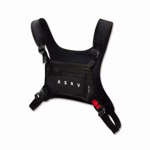 ASRV Black and Red Chest Bag
